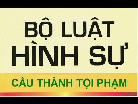 Hành vi cấu thành tội phạm theo quy định của Bộ Luật Hình sự Hành vi cấu thành tội phạm theo quy định của Bộ Luật Hình sự