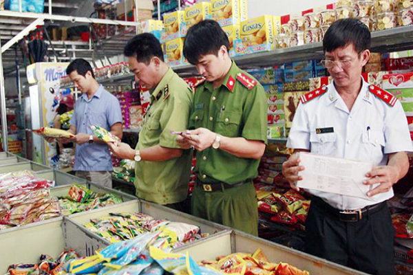 Xử phạt an toàn thực phẩm.