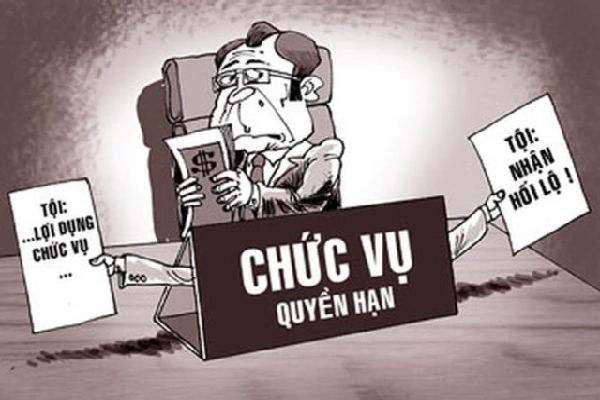 Lợi dụng chức vụ quyền hạn.