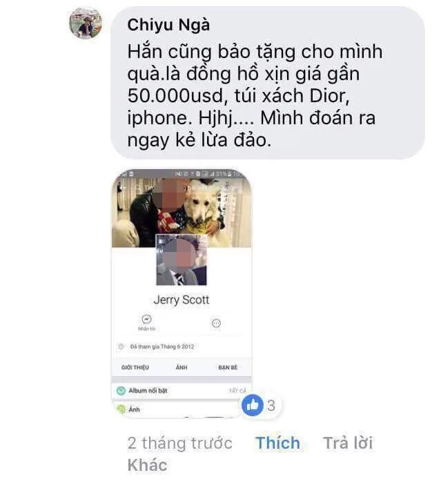 lừa đảo từ người nước ngoài