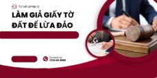 làm giả giấy tờ đất để lừa đảo