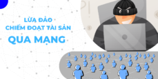 Lừa đảo chiếm đoạt tài sản qua mạng.