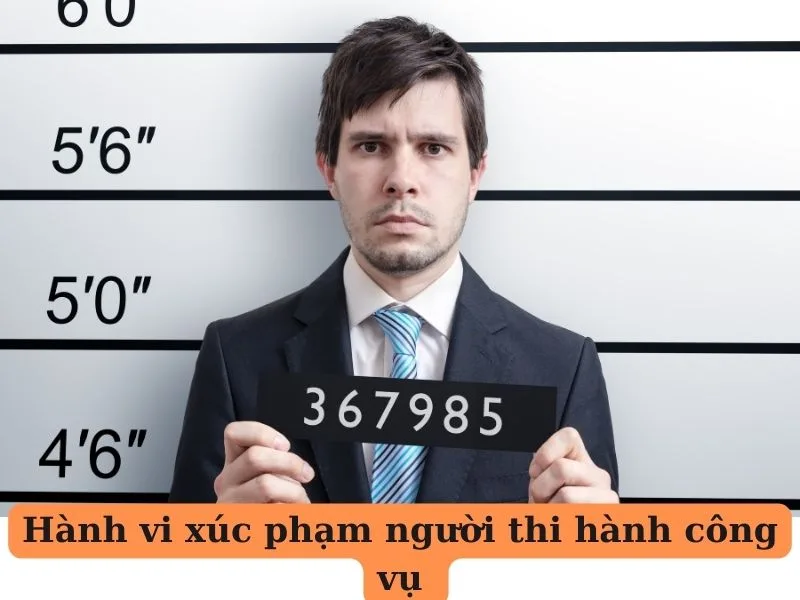 xúc phạm người thi hành công vụ