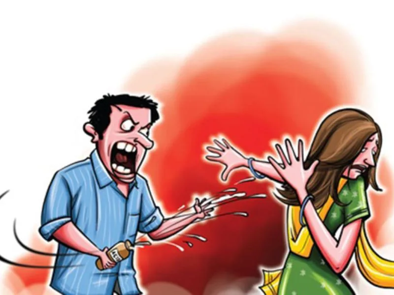 Bị tạt axit vào mặt gây nên những tổn thương nghiêm trọng cho nạn nhân.