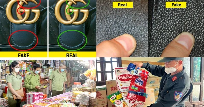 Tình trạng hàng giả hàng nhái tràn lan trên thị trường.