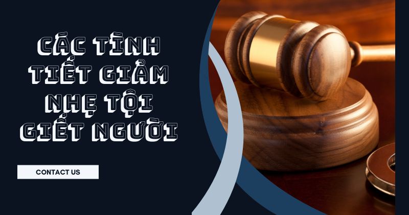 Các tình tiết giảm nhẹ tội giết người.