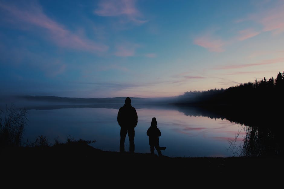 Hình ảnh gia đình ly hôn và quyền nuôi con